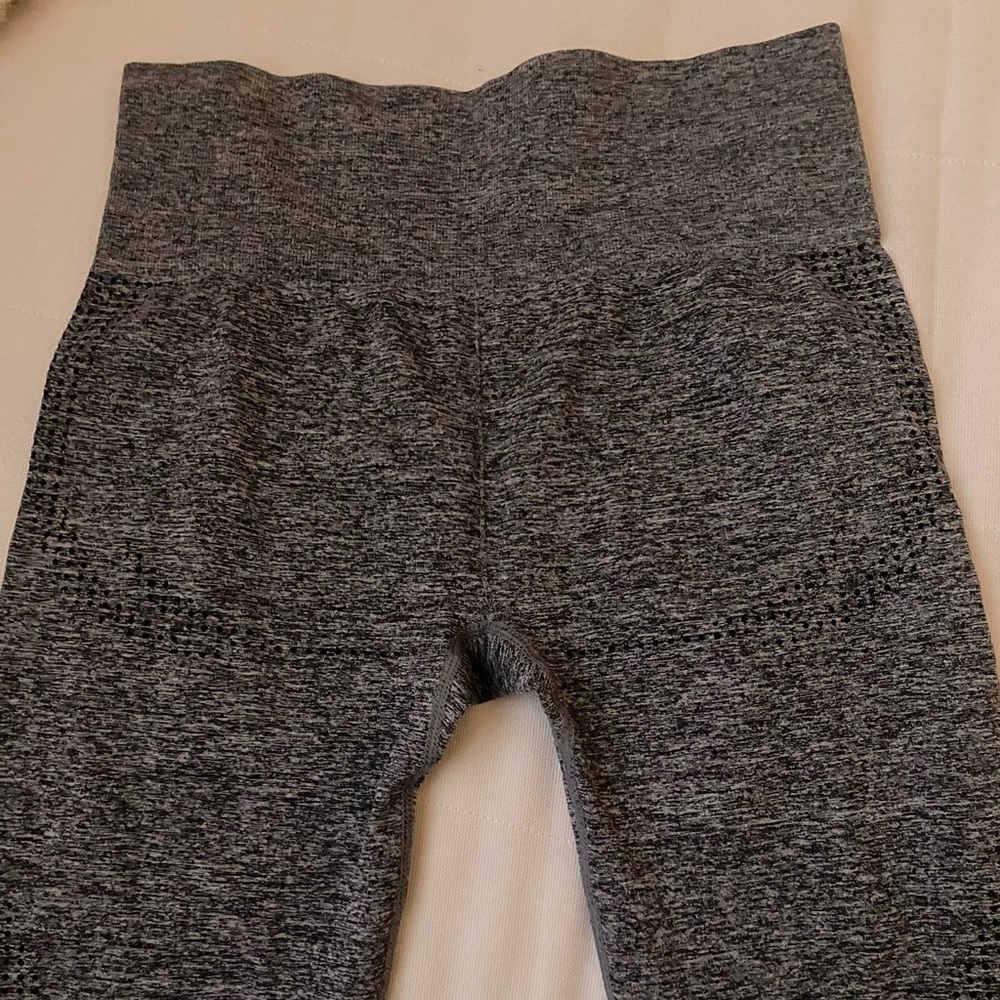 Seamless Grey Marl Contouring high waist leggings